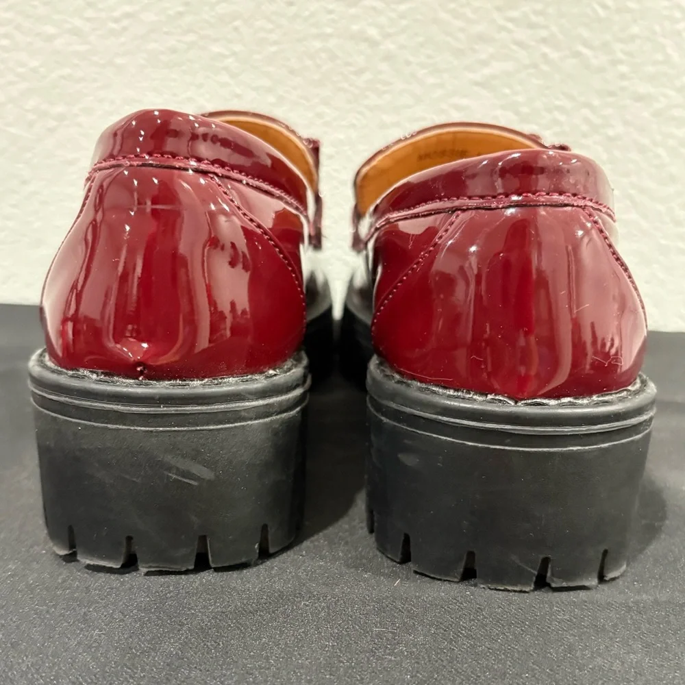 Mudd Kids Burgundy Moccasins with Bow Size 13